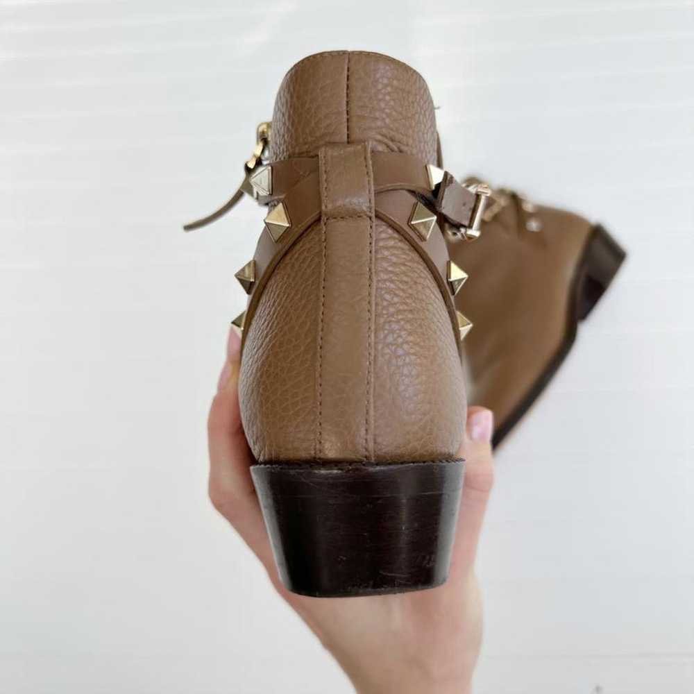 Valentino Garavani Rockstud leather ankle boots - image 10