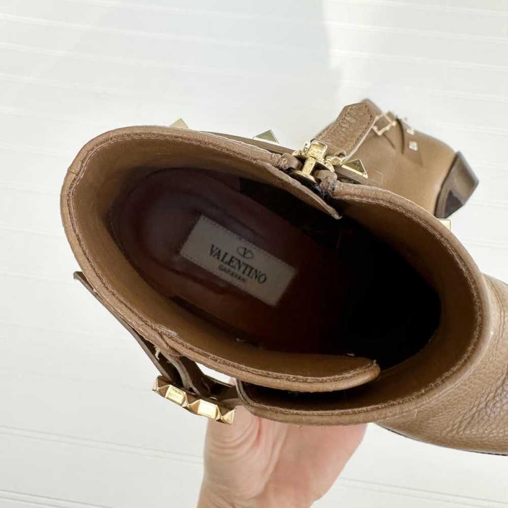 Valentino Garavani Rockstud leather ankle boots - image 11