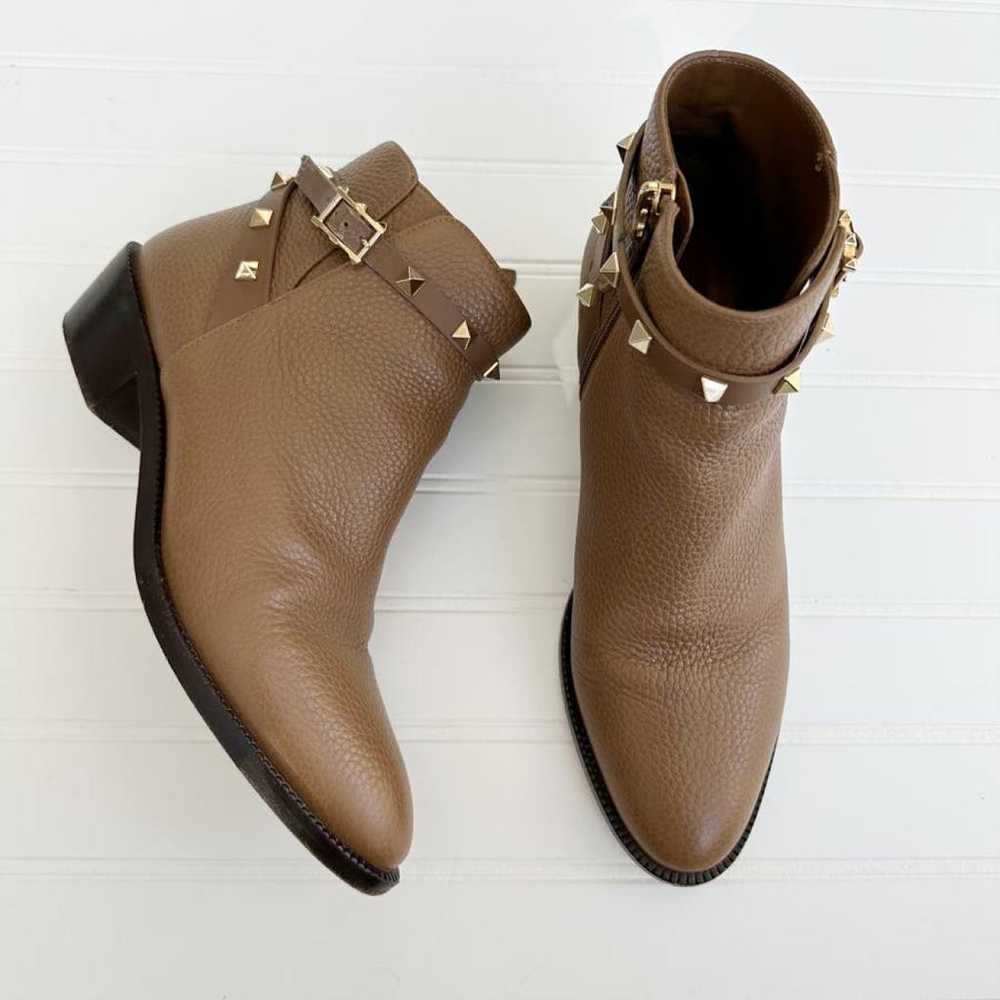 Valentino Garavani Rockstud leather ankle boots - image 12