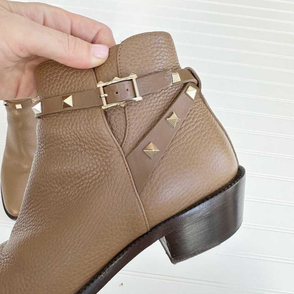 Valentino Garavani Rockstud leather ankle boots - image 4