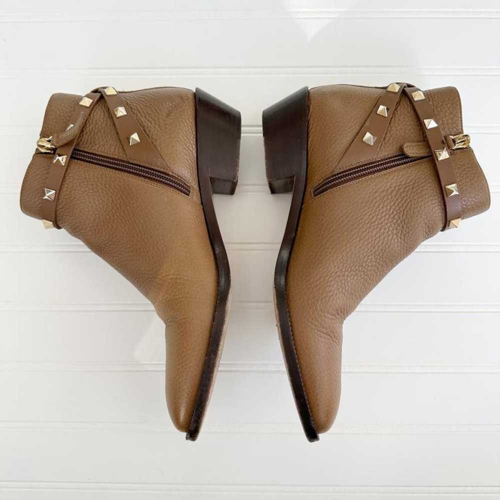 Valentino Garavani Rockstud leather ankle boots - image 5