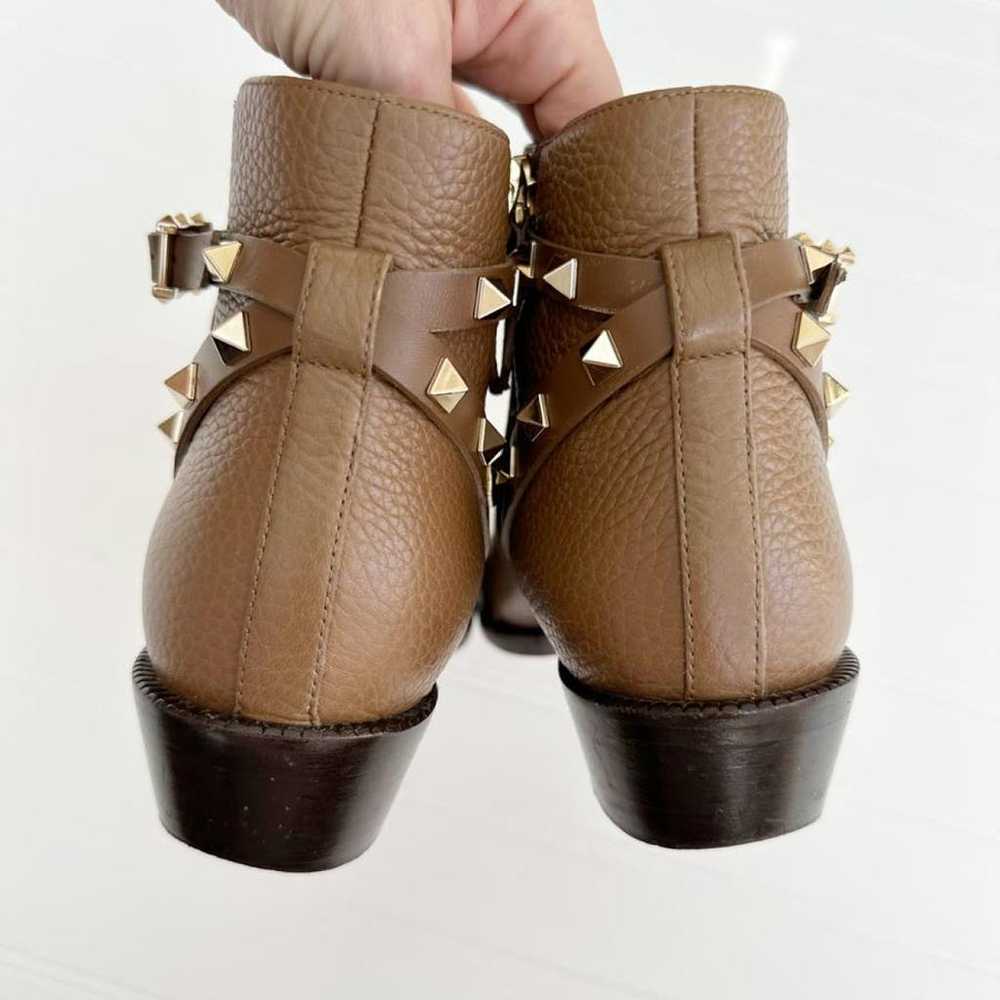 Valentino Garavani Rockstud leather ankle boots - image 8