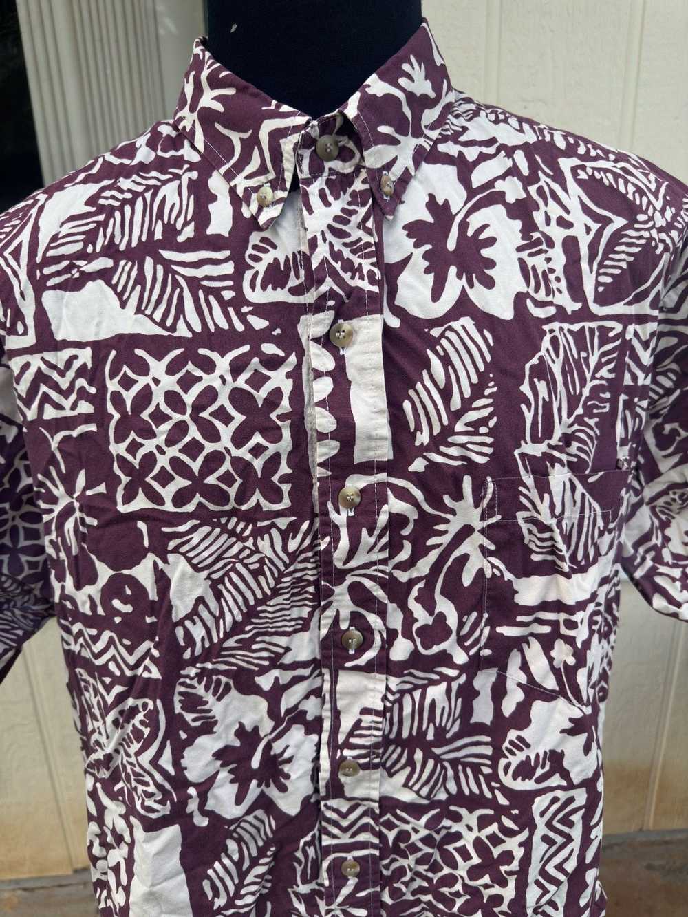 Hawaiian Shirt PreOwned Kahala Hawaiian Print Red… - image 3
