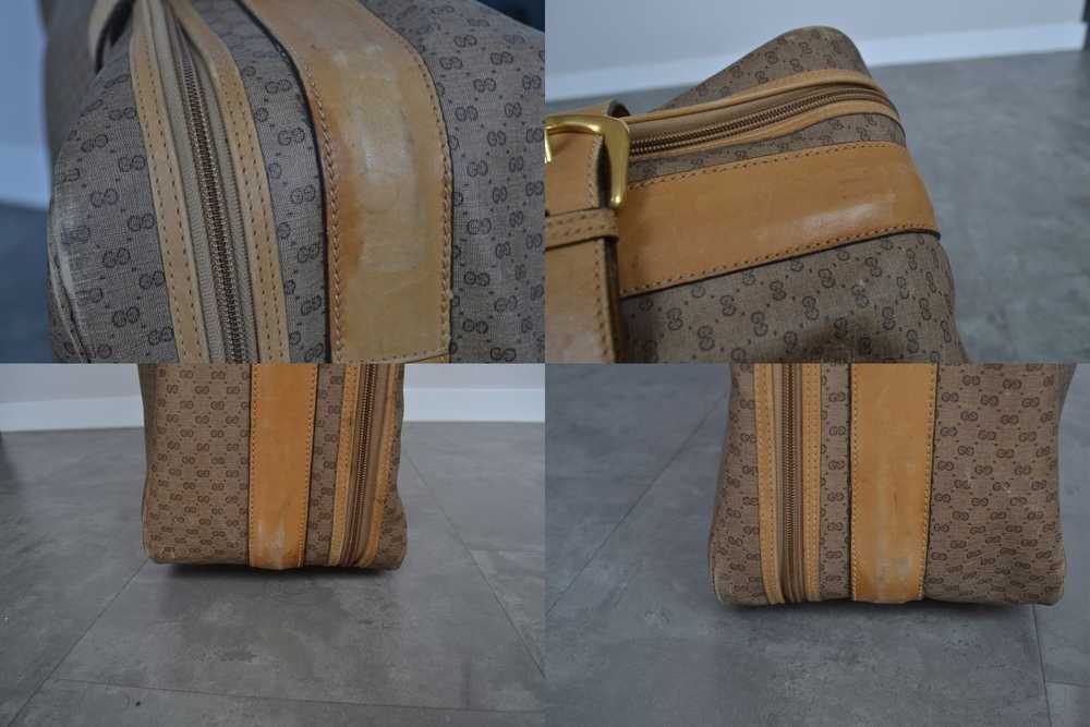 Bag × Gucci × Vintage 🔴 GUCCI Luggage Bag Monogr… - image 11