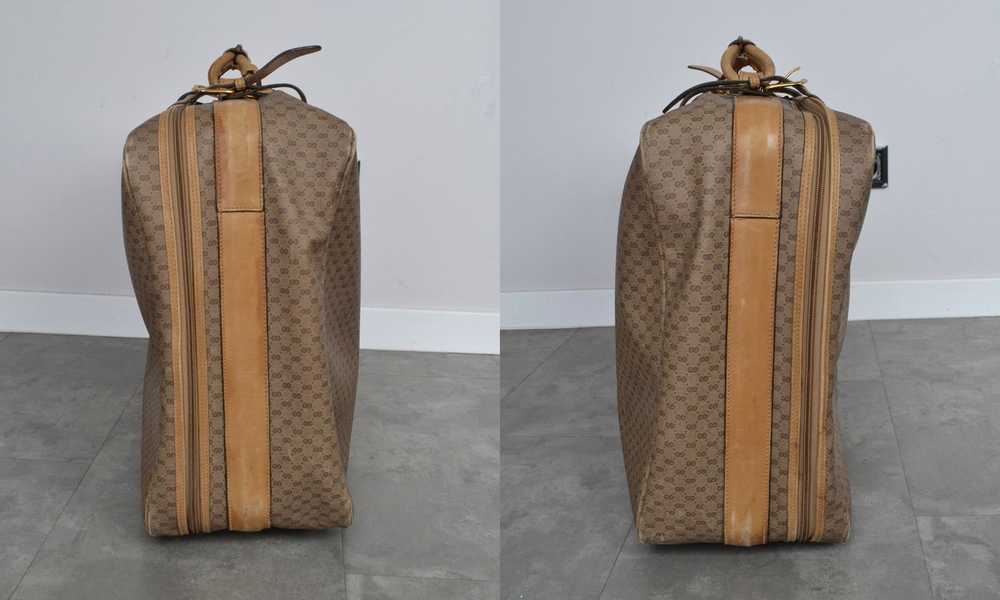 Bag × Gucci × Vintage 🔴 GUCCI Luggage Bag Monogr… - image 12