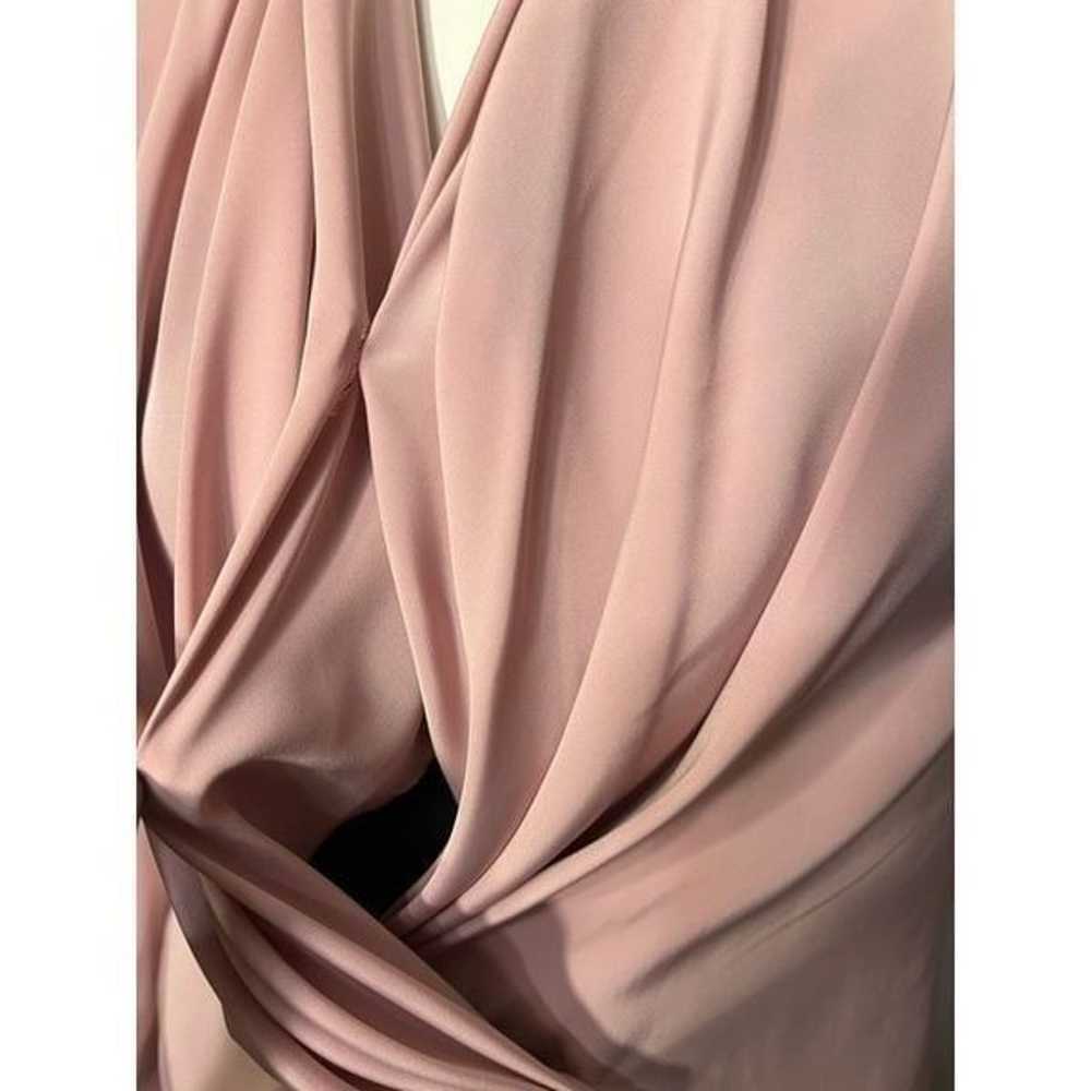 Alexandria Pink VTG Women’s Button Wrap Blouse - image 3