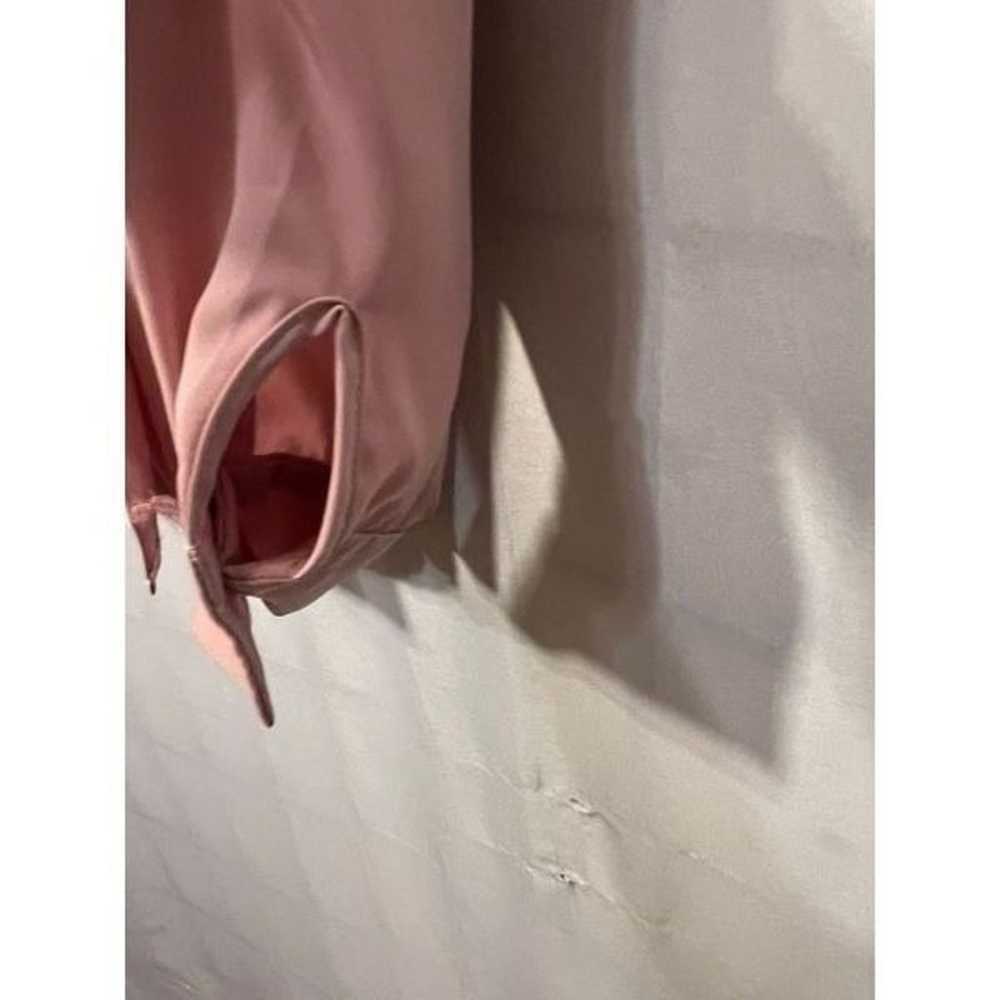 Alexandria Pink VTG Women’s Button Wrap Blouse - image 9