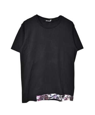 Yohji Yamamoto line graphic plain t-shirt tee 2328
