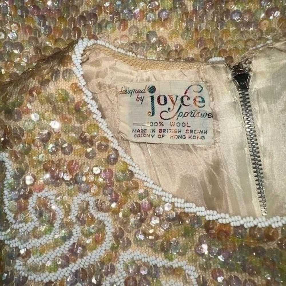 Joyce Sportswear Vintage MermaidCore All Over Seq… - image 5
