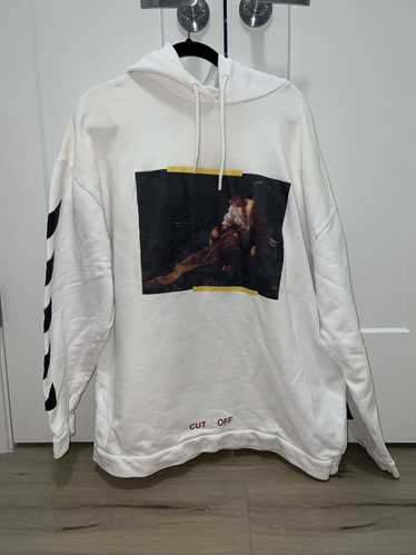 Off-White Off white cut off hoodie