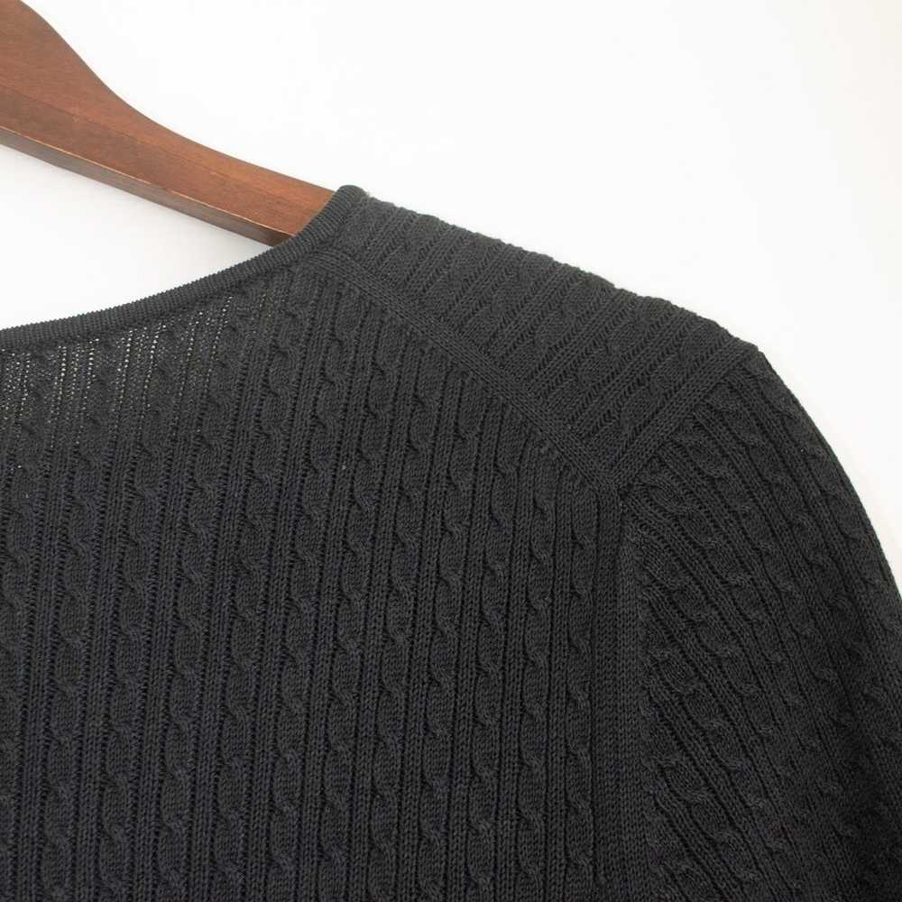 Neiman Marcus 100% Silk Knit Short Sleeve Top Siz… - image 4