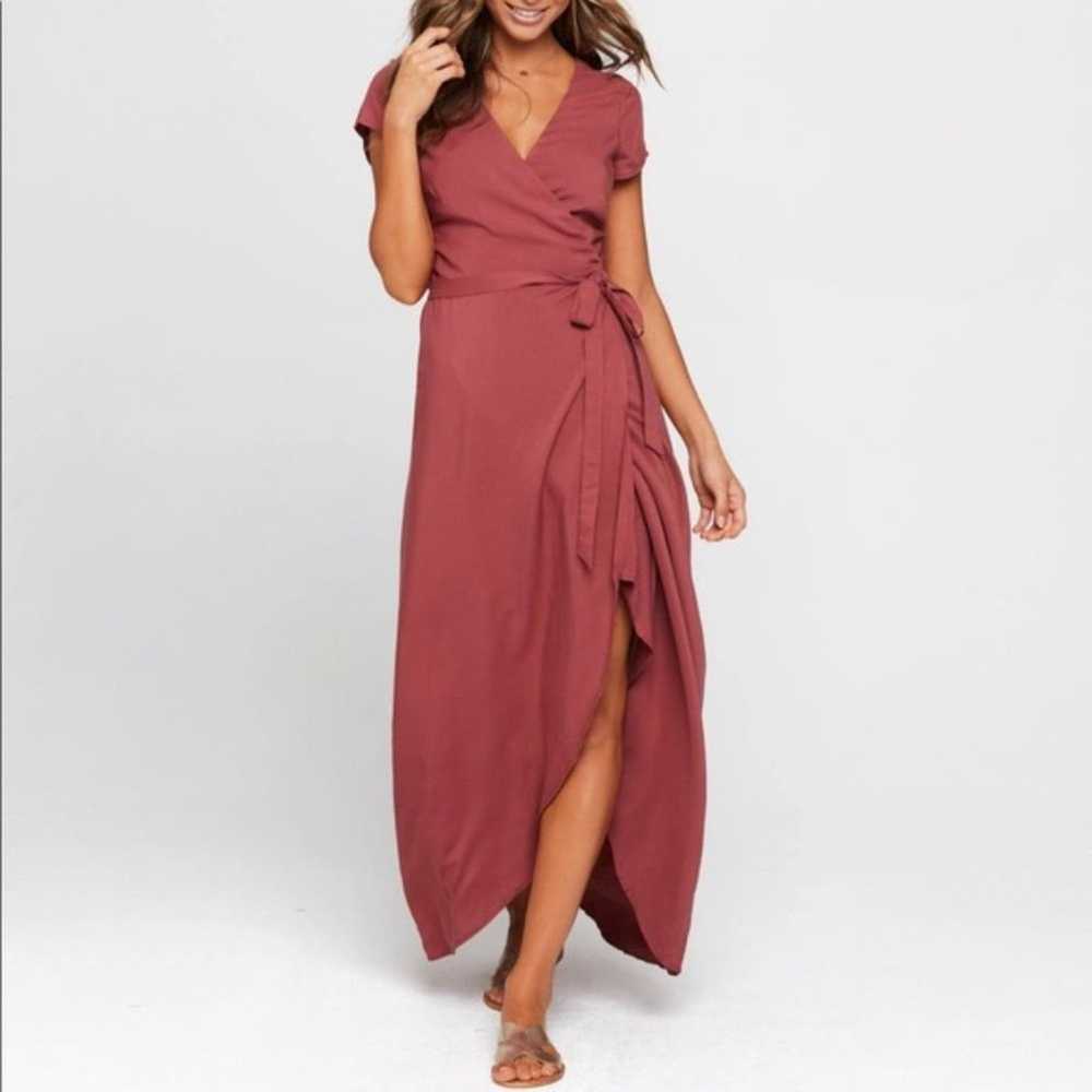 Anthropologie LSPACE REVOLVE Red Rust Goa Maxi Mi… - image 7