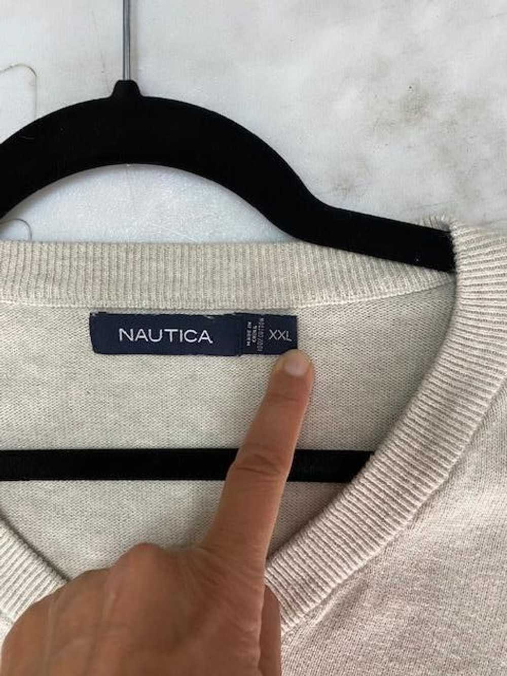 Nautica Nautica Mens Pullover Sweater Heathered V… - image 7