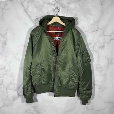 Alpha Industries × Comme des Garcons Green Hooded… - image 1