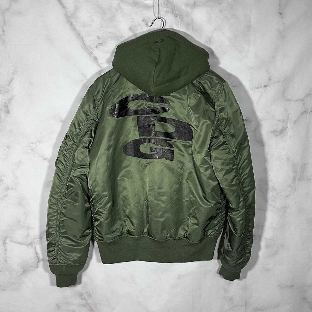 Alpha Industries × Comme des Garcons Green Hooded… - image 6