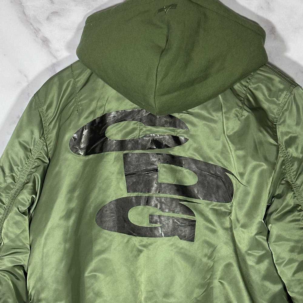 Alpha Industries × Comme des Garcons Green Hooded… - image 7
