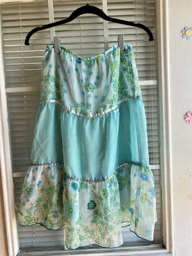 Vintage Y2k fairy sequin midi skirt