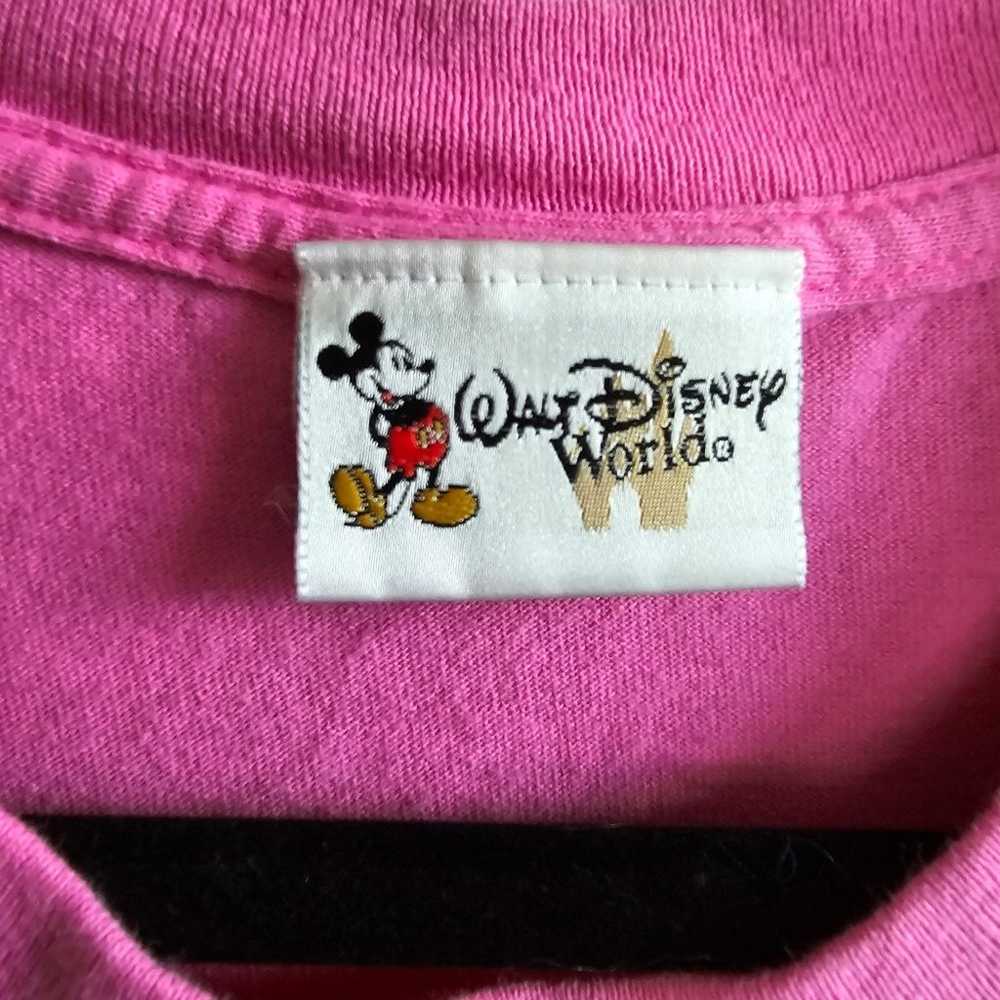 Vintage Winnie The Pooh Disney World Pink Graphic… - image 7