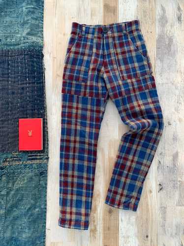 Undercover AW96 Wire Wool Plaid Pants