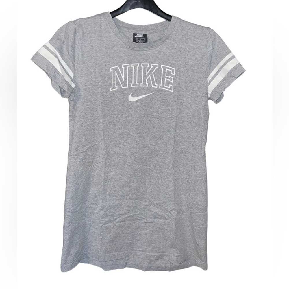 Nike Women’s Nike Sportswear Varsity T-shirt Gray… - image 1