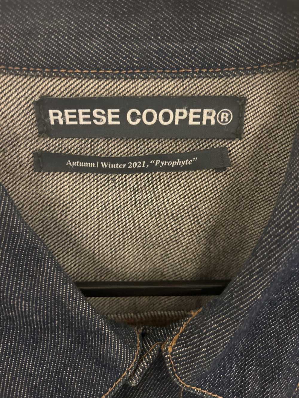 Reese Cooper RAW DENIM TRUCKER JACKET IN INDIGO - image 3