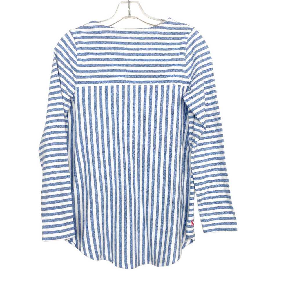 Other Joules Blue White Striped Sweater Sz 4 - image 5
