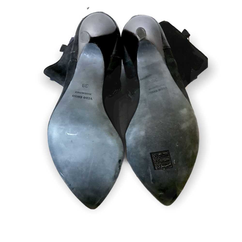 Lanvin Lanvin black leather ankle booties. Size 3… - image 6