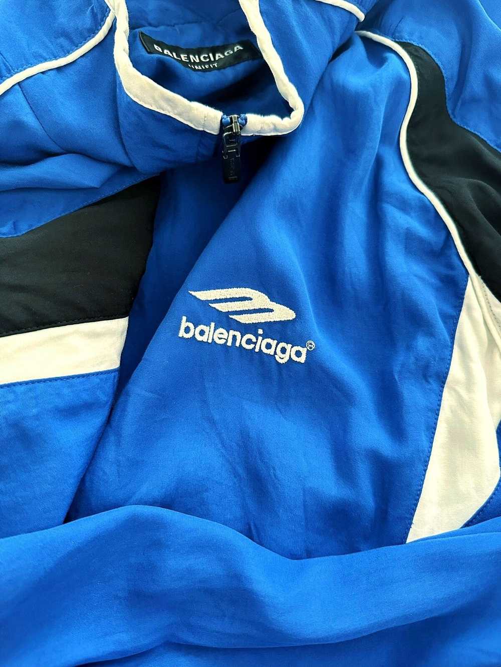 Balenciaga 3B Oversized Sport stop Windbreaker Bl… - image 2