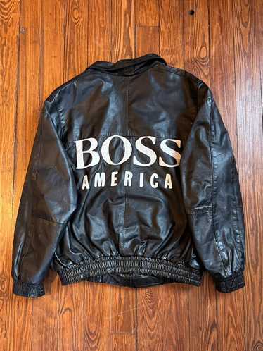 Leather Jacket × Streetwear × Vintage Vintage 90s 