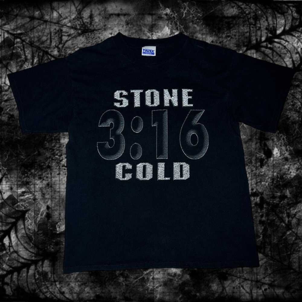 Vintage × Wwf Stone Cold 3:16 Tee - image 2