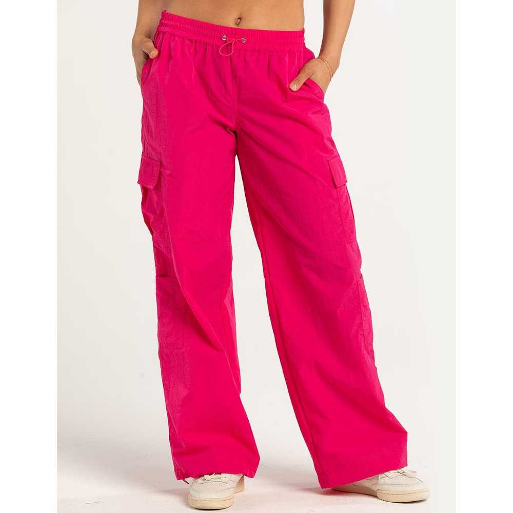 Other Full Tilt Womens Pants Sz M Hot Pink Parach… - image 4