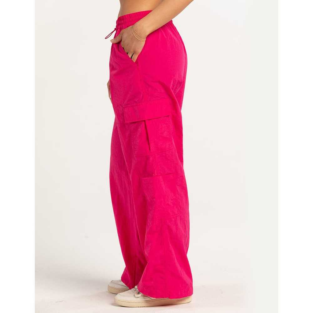 Other Full Tilt Womens Pants Sz M Hot Pink Parach… - image 5