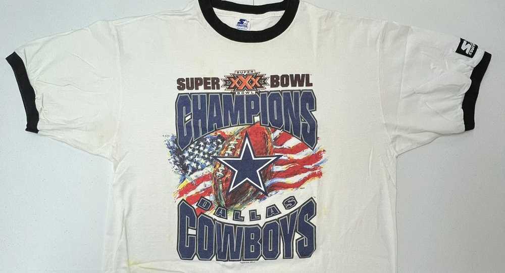 Made In Usa × NFL × Vintage VTG 96 Starter Dallas… - image 6