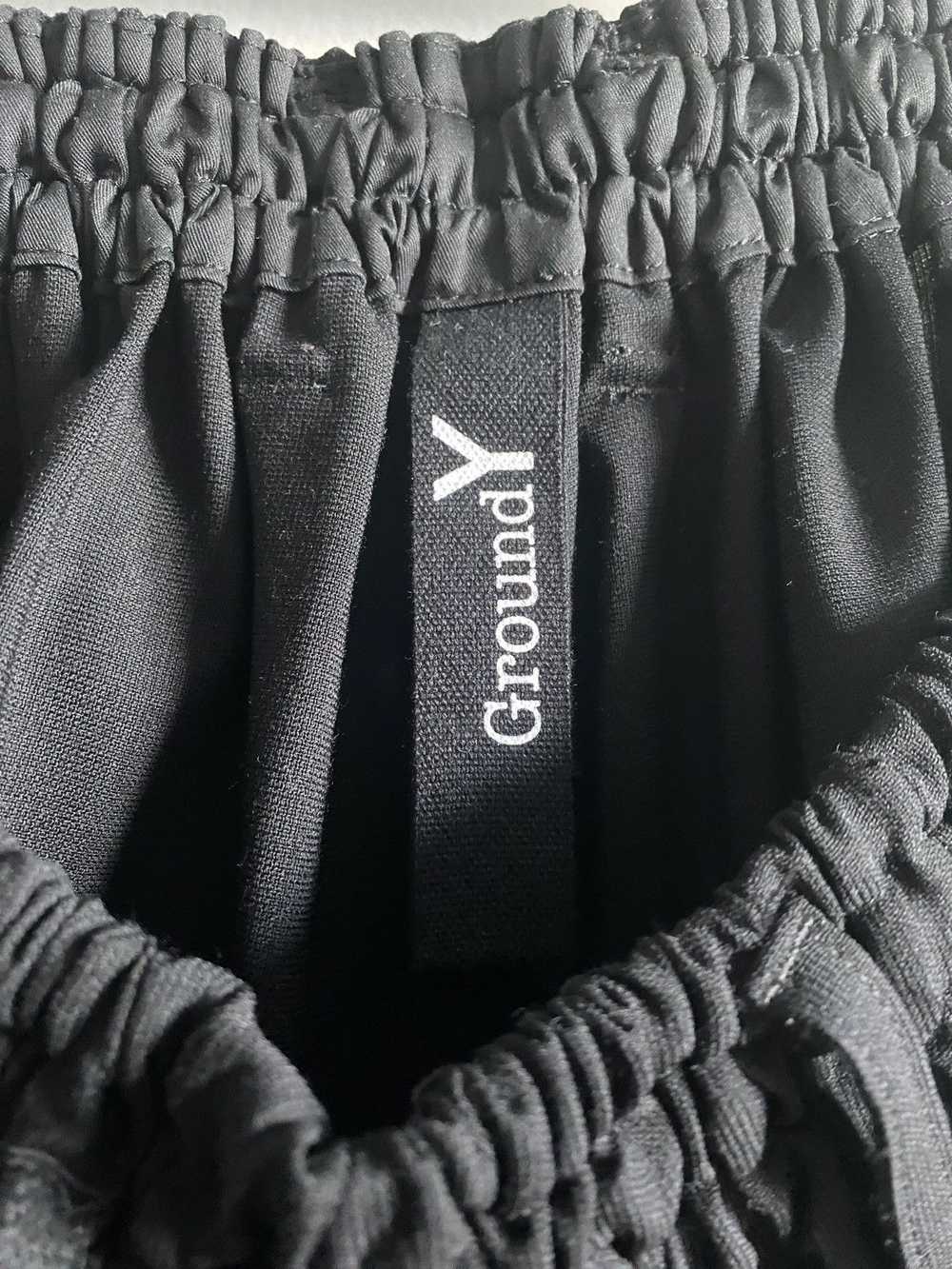 GroundY × Yohji Yamamoto Wool Gabardine Drop Crot… - image 4