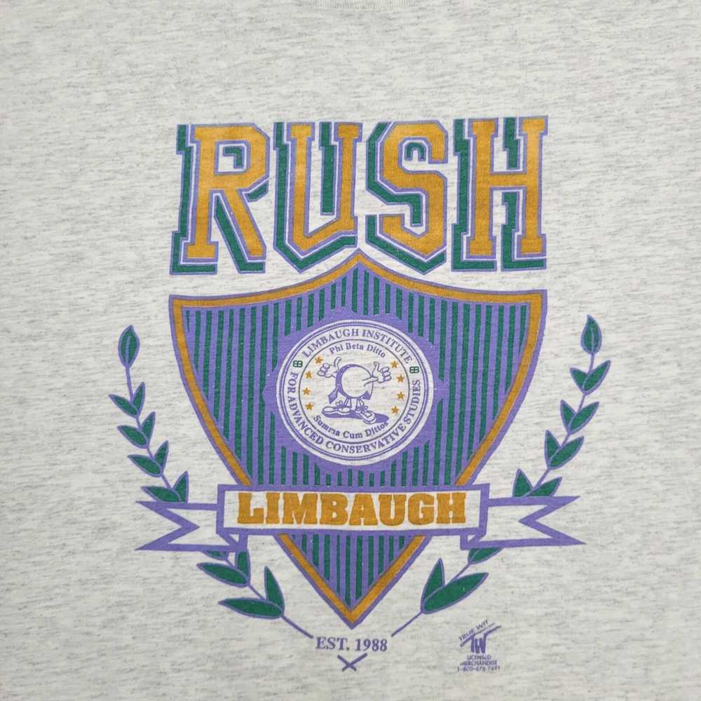 Vintage Vintage 90s Rush-Limbaugh Institute Shirt… - image 3