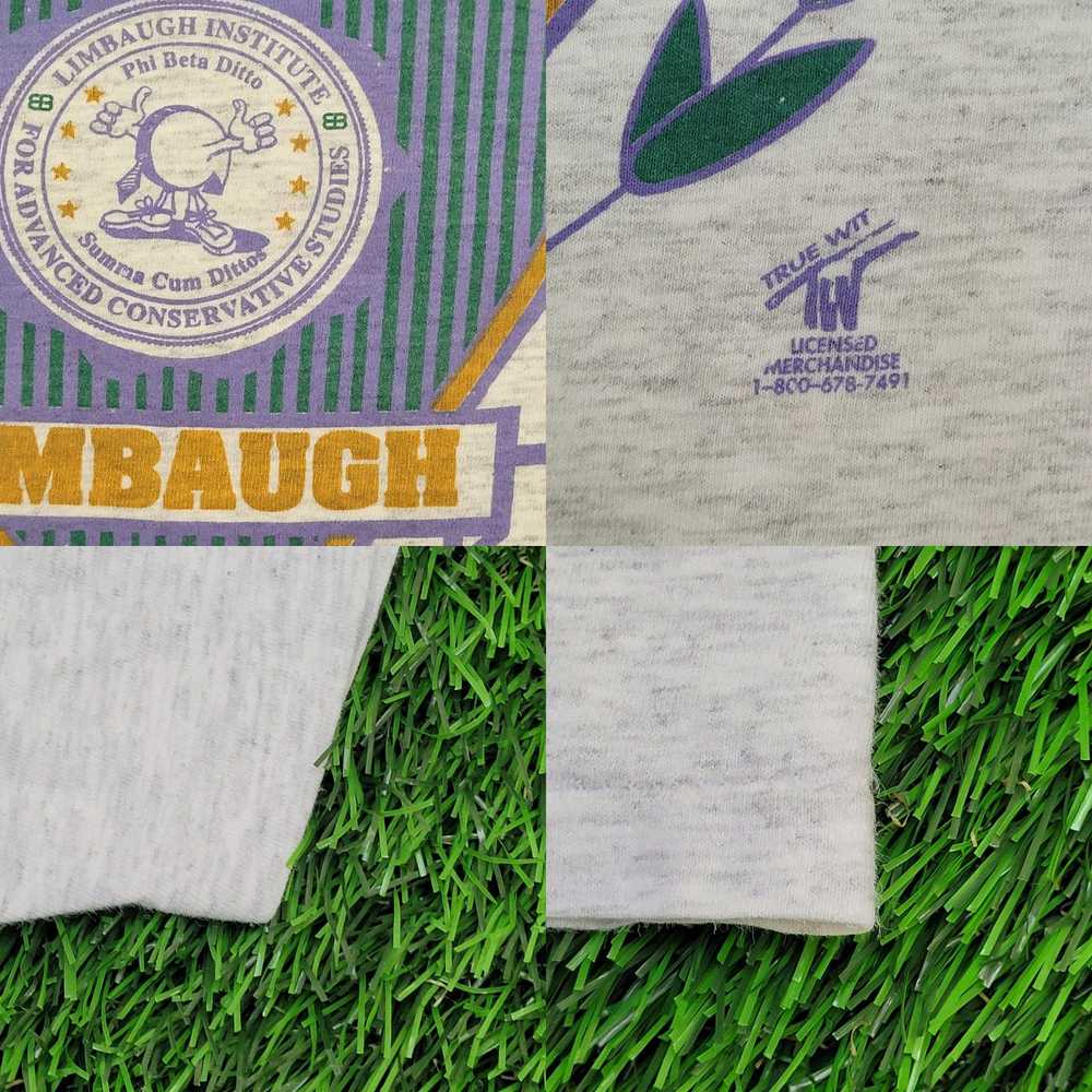 Vintage Vintage 90s Rush-Limbaugh Institute Shirt… - image 4
