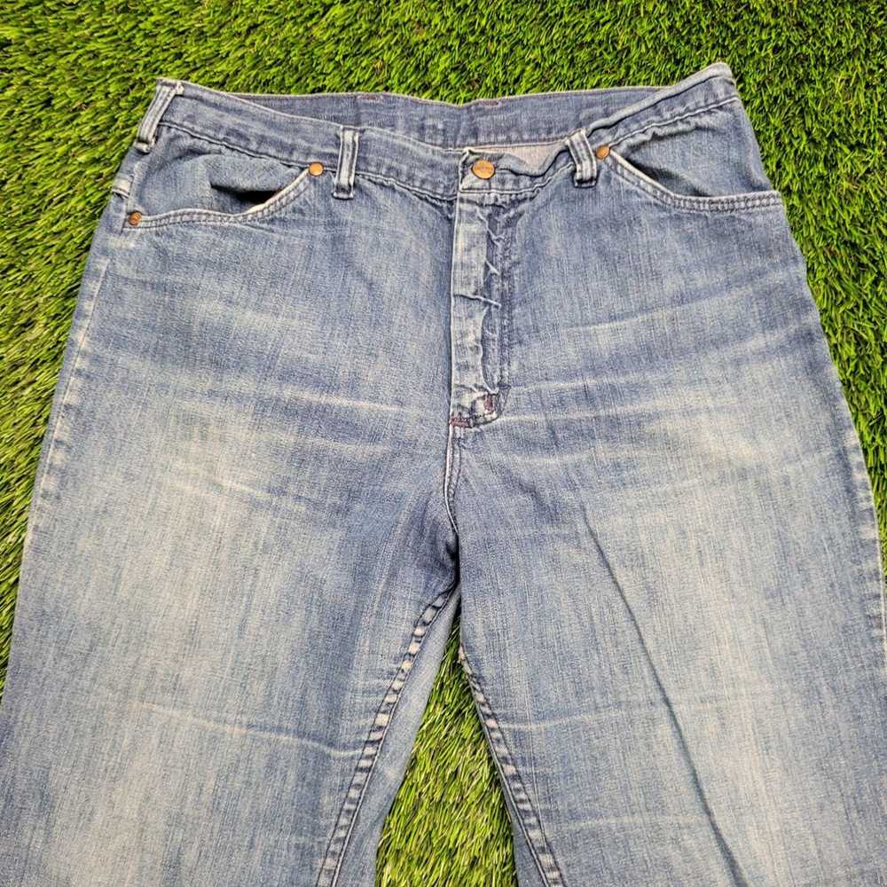 Vintage Vintage 70s Maverick Bell-Bottoms Jeans W… - image 3