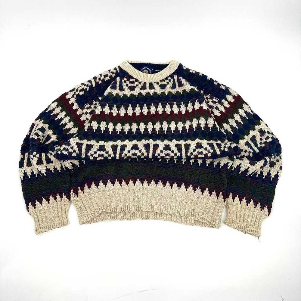 Coogi 90s knit grandpa sweater - image 1
