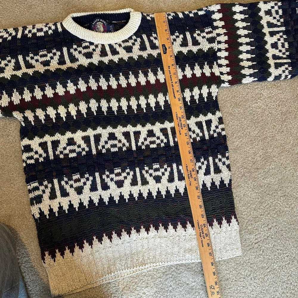 Coogi 90s knit grandpa sweater - image 6