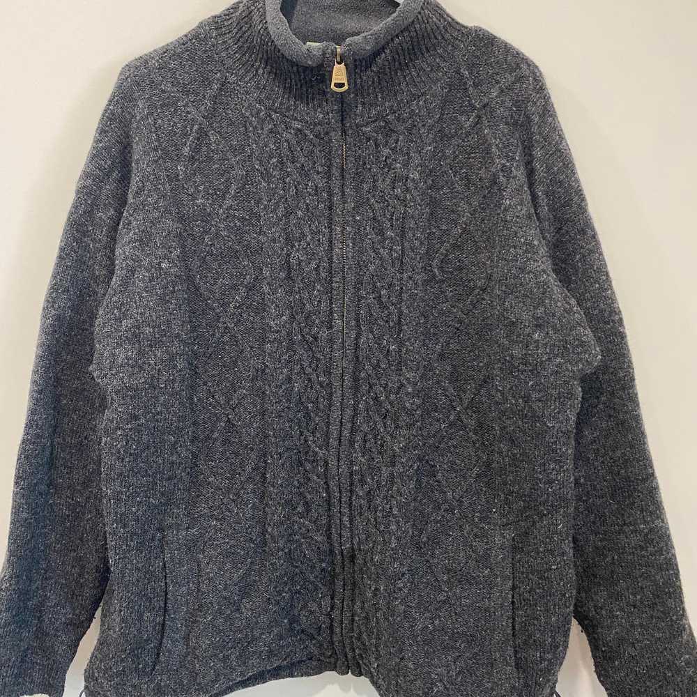 Aran Sweater Market Aran Woolen Mills Wool Full Z… - image 2