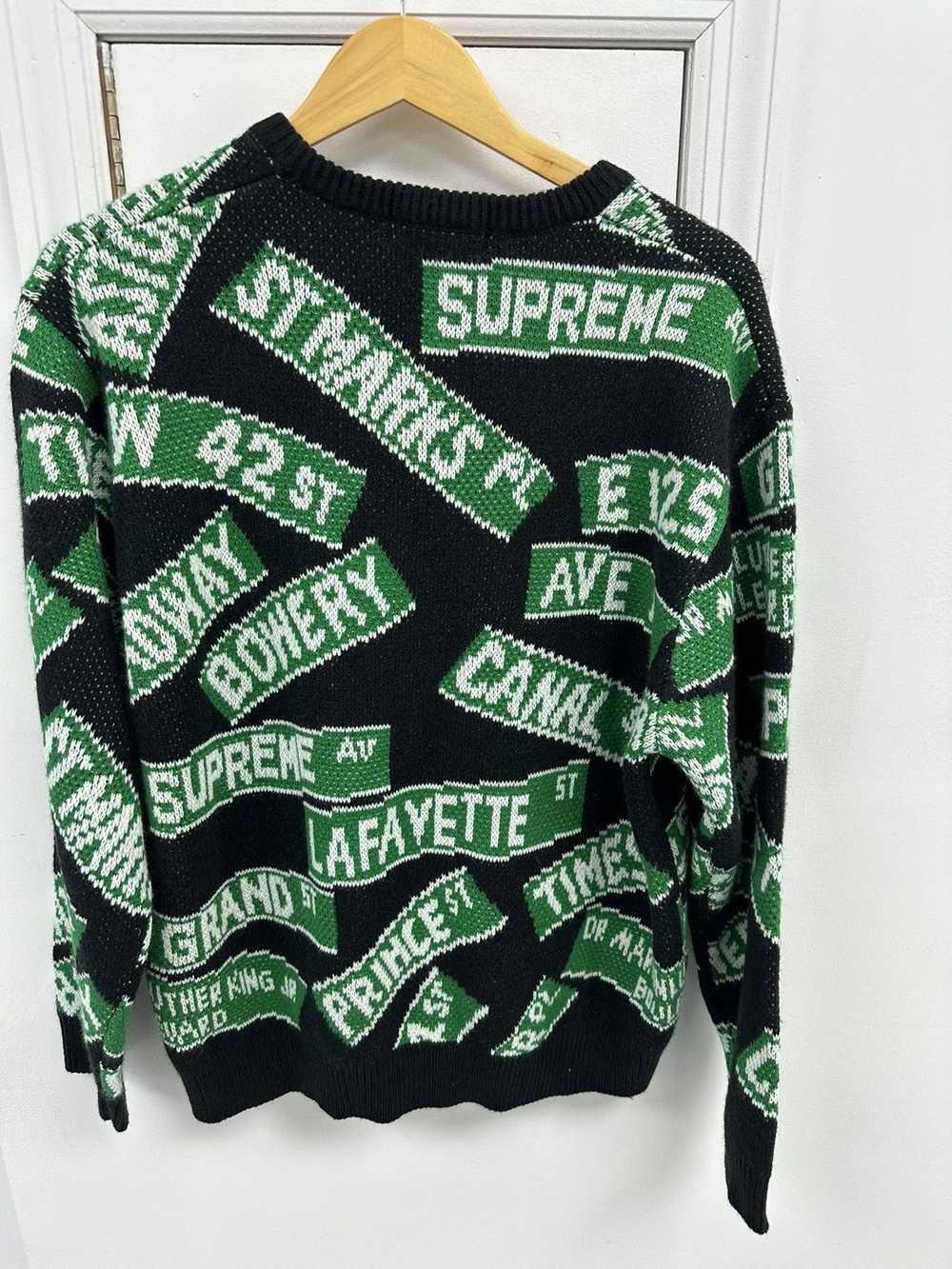 Supreme Supreme Street Signs Sweater - image 2