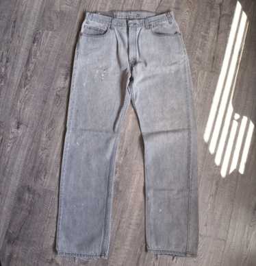 Levi's Vintage y2k Levi's 505 Gray Distressed Size