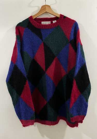 Vintage Vintage Paris Sport Club Mohair Sweater - image 1
