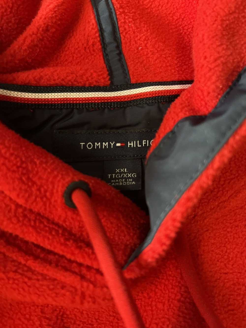 Tommy Hilfiger 📌 BAGGY RED TOMMY HILFIGER HOODIE… - image 4