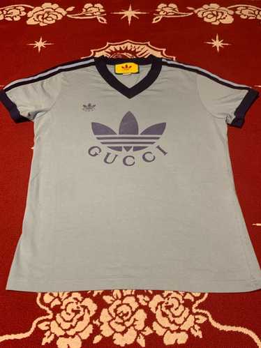 Adidas × Gucci Gucci x Adidas V Neck T-Shirt