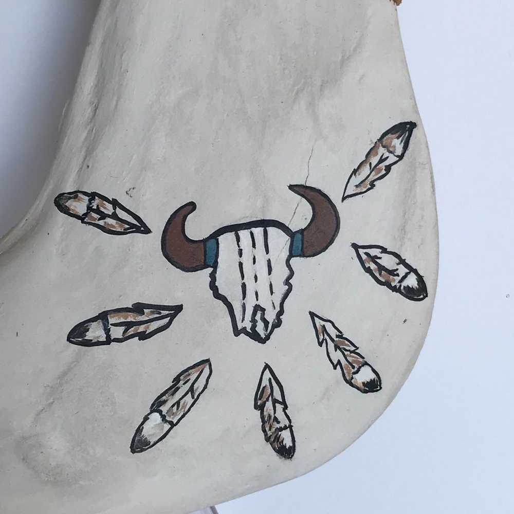 Native American Wall Art Home Decor Leather Accen… - image 5