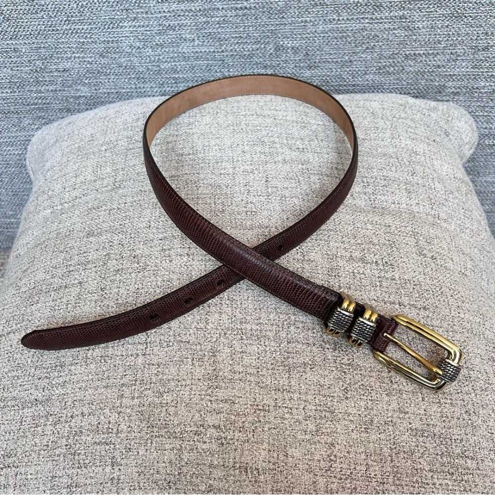 Vintage BRIGHTON Classics 4B608 Belt Genuine Leat… - image 2