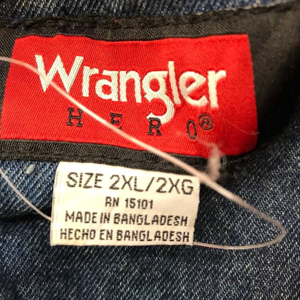Wrangler Wrangler Heroes Vest 2XL Blue Denim Sher… - image 2
