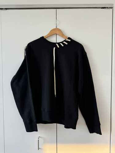 Craig Green Black Laced Sweatshirt FW21 XL - image 1