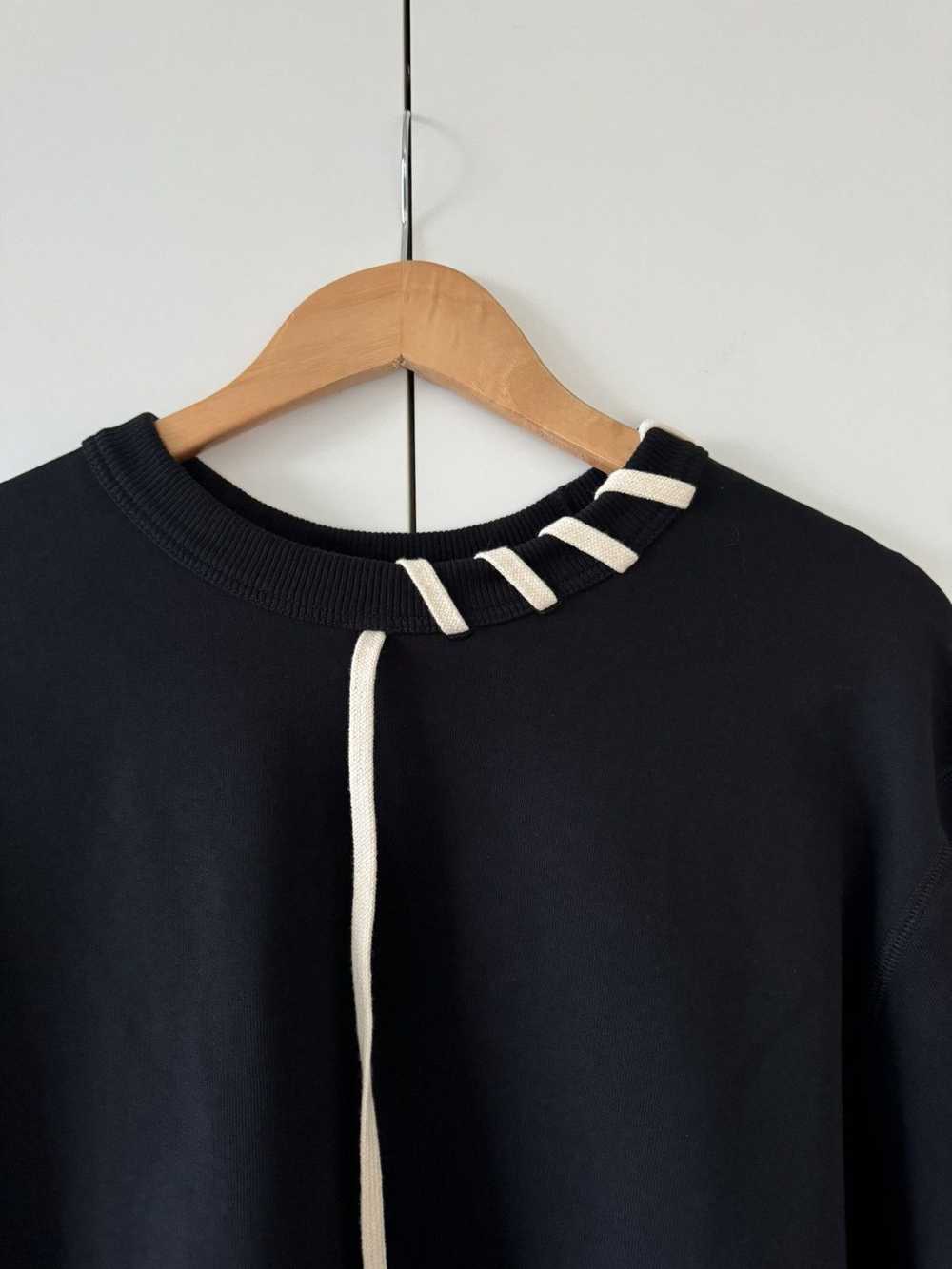 Craig Green Black Laced Sweatshirt FW21 XL - image 2